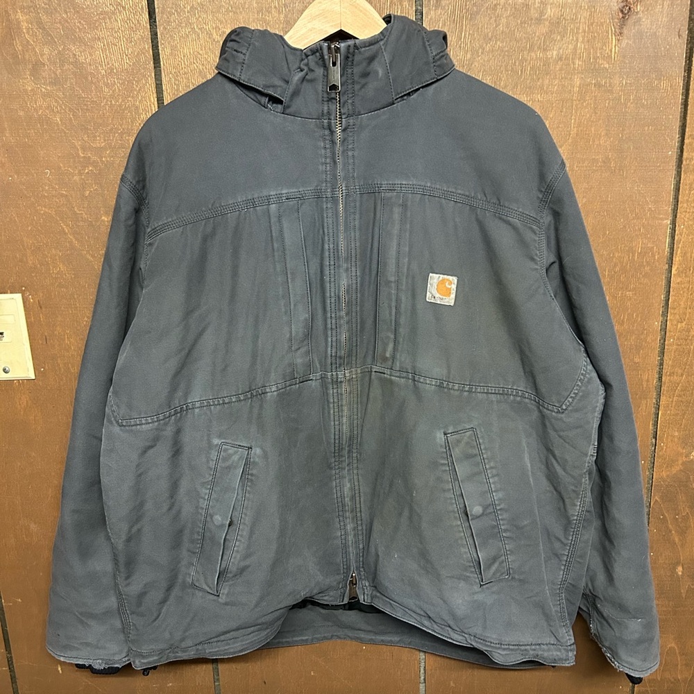 Carhartt Men's Dark Gray Hooded Performance Jacket